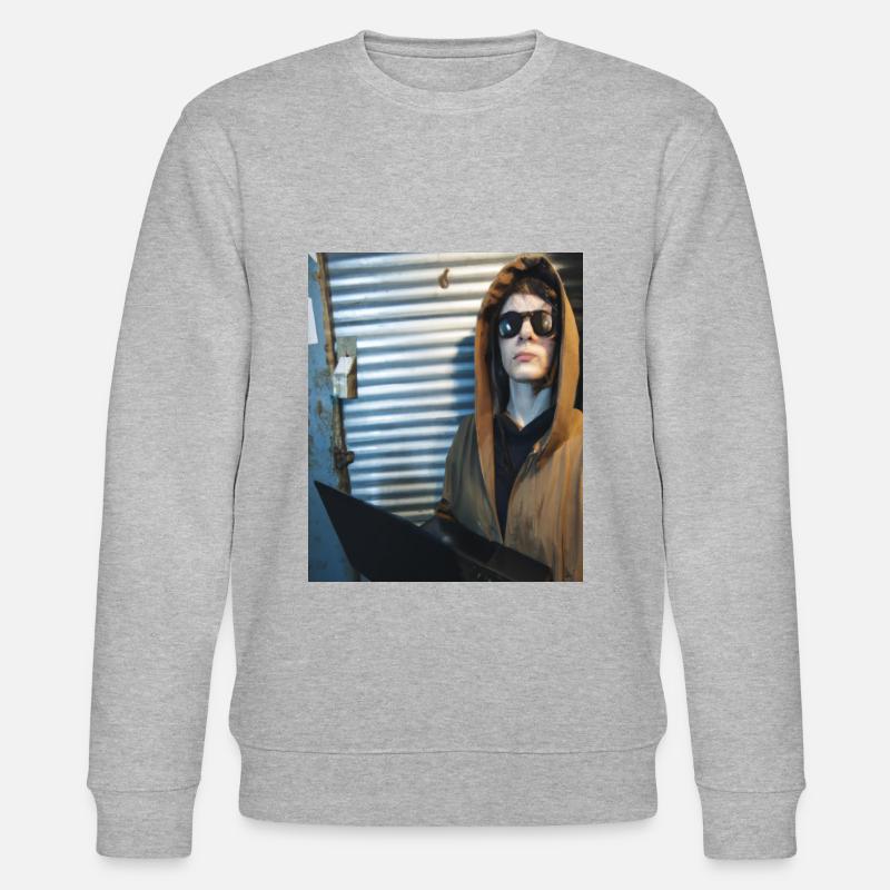 Gamer Hacker - Stanley/Stella Unisex Bio-Sweatshirt CHANGER  - Grau meliert