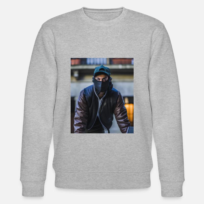Gamer Hacker - Stanley/Stella Unisex Bio-Sweatshirt CHANGER  - Grau meliert