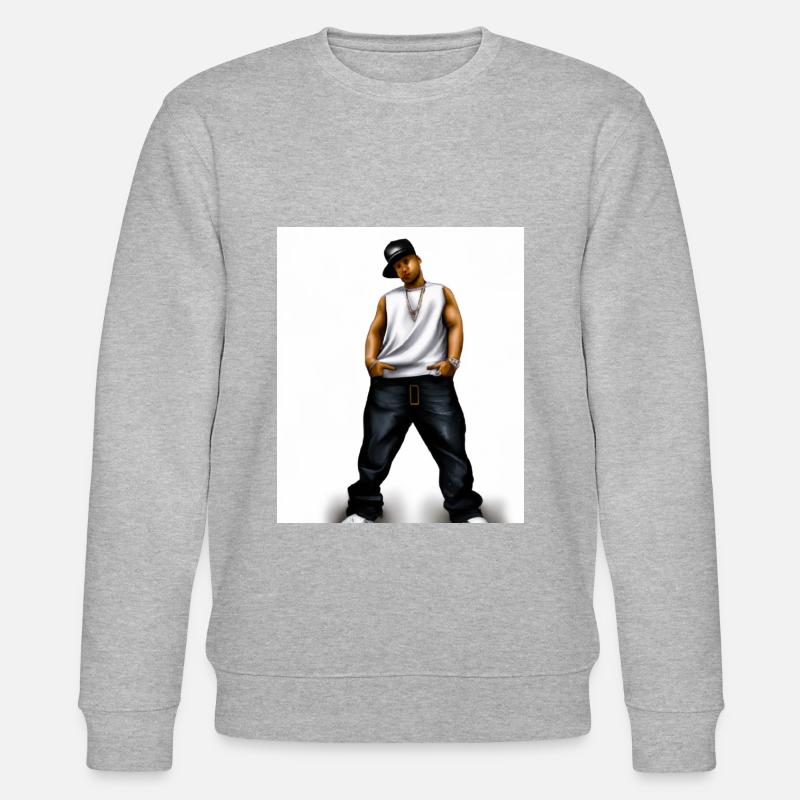Hip Hopper Rapper - Stanley/Stella Unisex Bio-Sweatshirt CHANGER  - Grau meliert