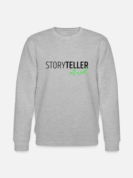 Conteuse au travail - Sweat bio CHANGER Stanley/Stella Unisexe - gris chiné