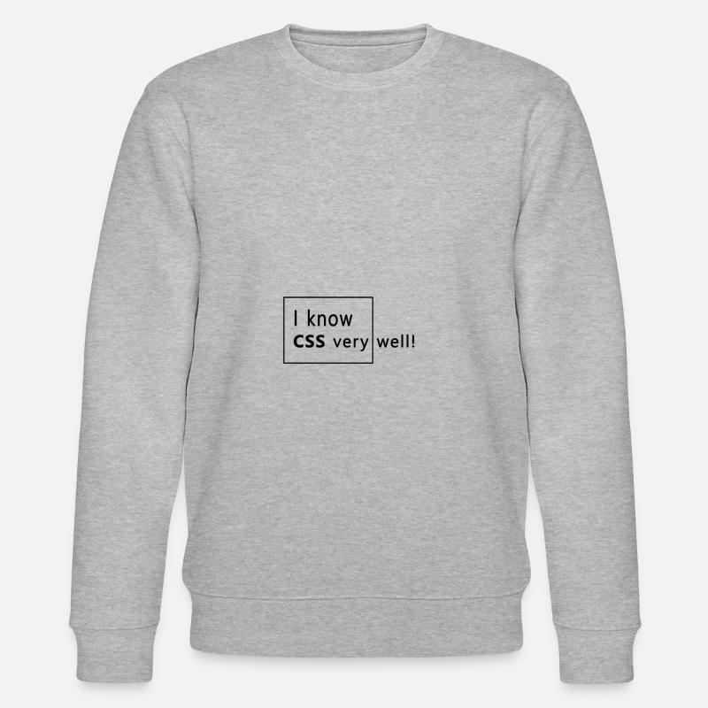 Web developer - CSS - Stanley/Stella CHANGER Unisex Organic Sweatshirt - heather grey