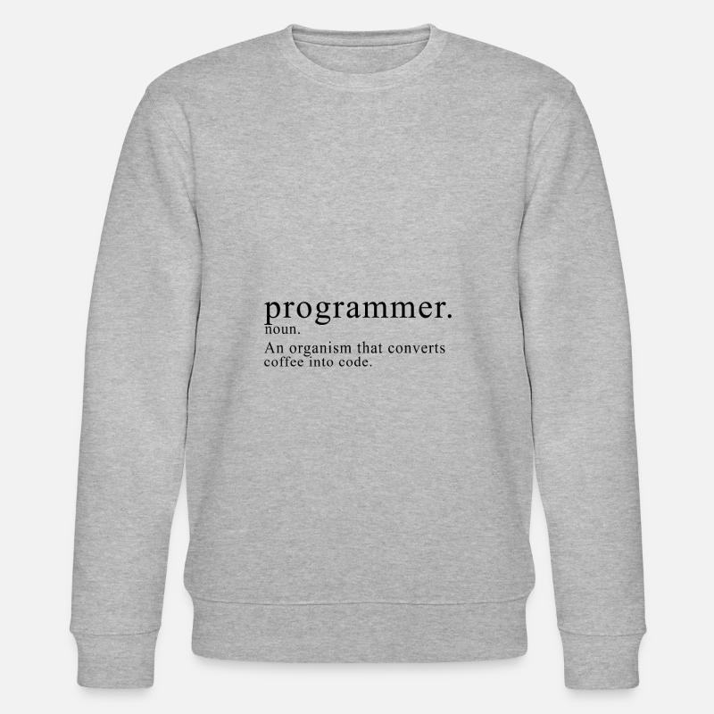 Programmer Description - Stanley/Stella CHANGER Unisex Organic Sweatshirt - heather grey
