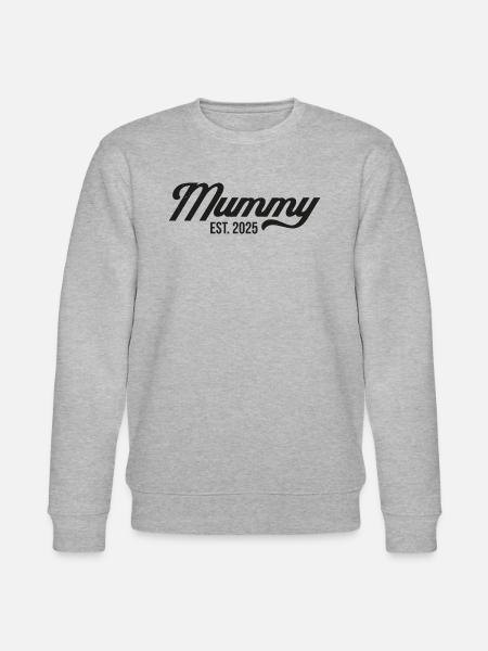 Mummy Est 2025 - Stanley/Stella CHANGER Unisex Organic Sweatshirt - heather grey