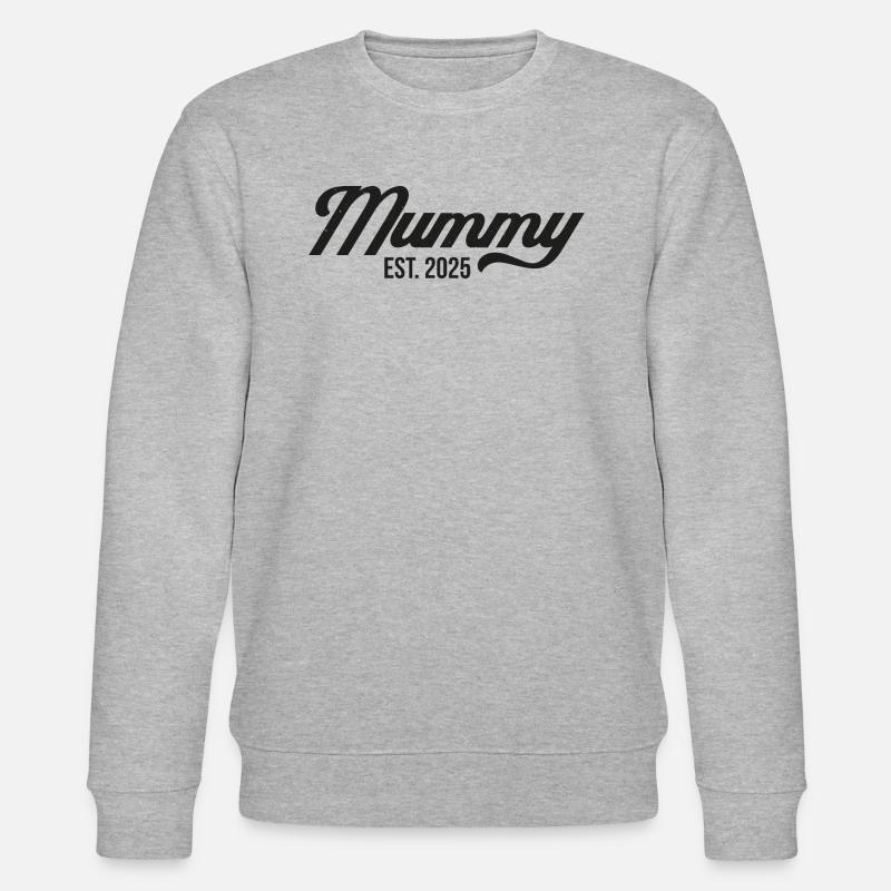 Mumie Est 2025 - Stanley/Stella Unisex Bio-Sweatshirt CHANGER  - Grau meliert
