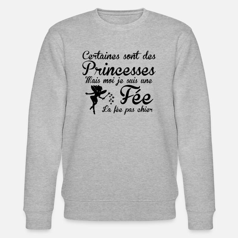 la fée pas chier - Sweat bio CHANGER Stanley/Stella Unisexe - gris chiné