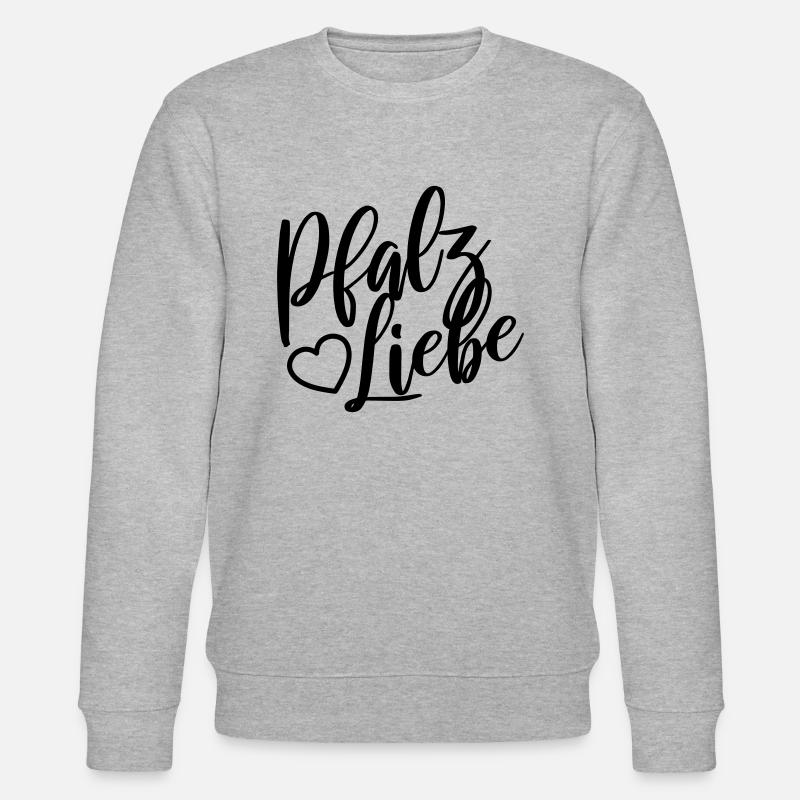 Pfalz Liebe - Stanley/Stella Unisex Bio-Sweatshirt CHANGER  - Grau meliert