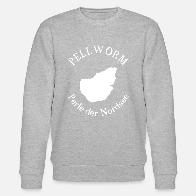 Pellworm - Stanley/Stella Unisex Bio-Sweatshirt CHANGER  - Grau meliert