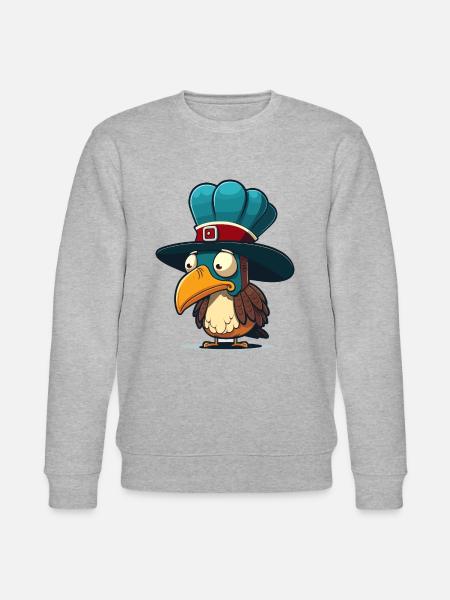 Thanksgiving-Leckerbissen - Stanley/Stella Unisex Bio-Sweatshirt CHANGER  - Grau meliert
