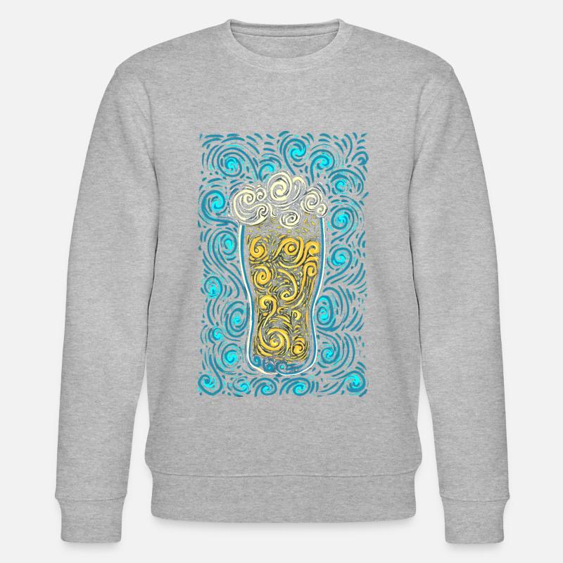 23F 0214 bk - Stanley/Stella Unisex Bio-Sweatshirt CHANGER  - Grau meliert