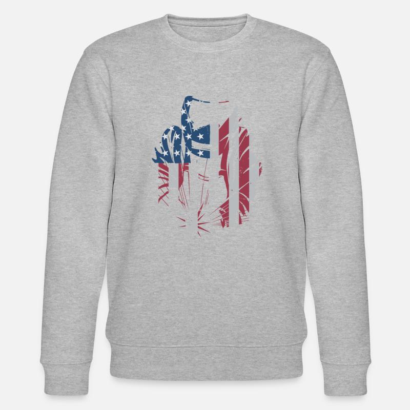 Schweißer Metallbauer - Stanley/Stella Unisex Bio-Sweatshirt CHANGER - Grau meliert