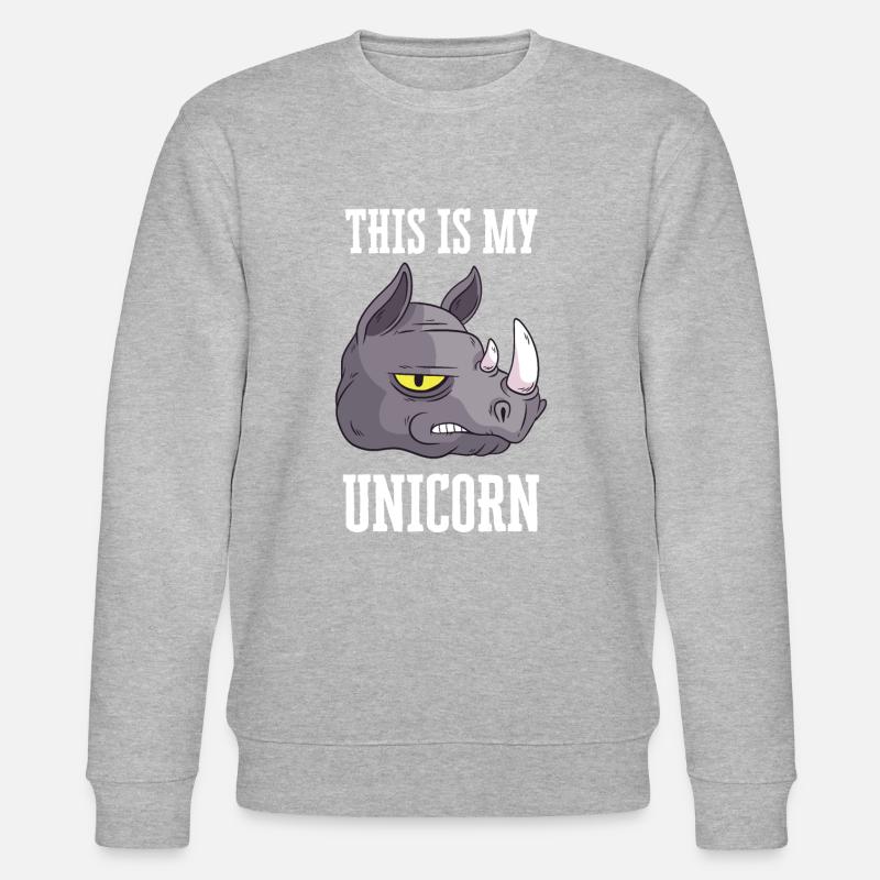 Nashorn - Stanley/Stella Unisex Bio-Sweatshirt CHANGER  - Grau meliert