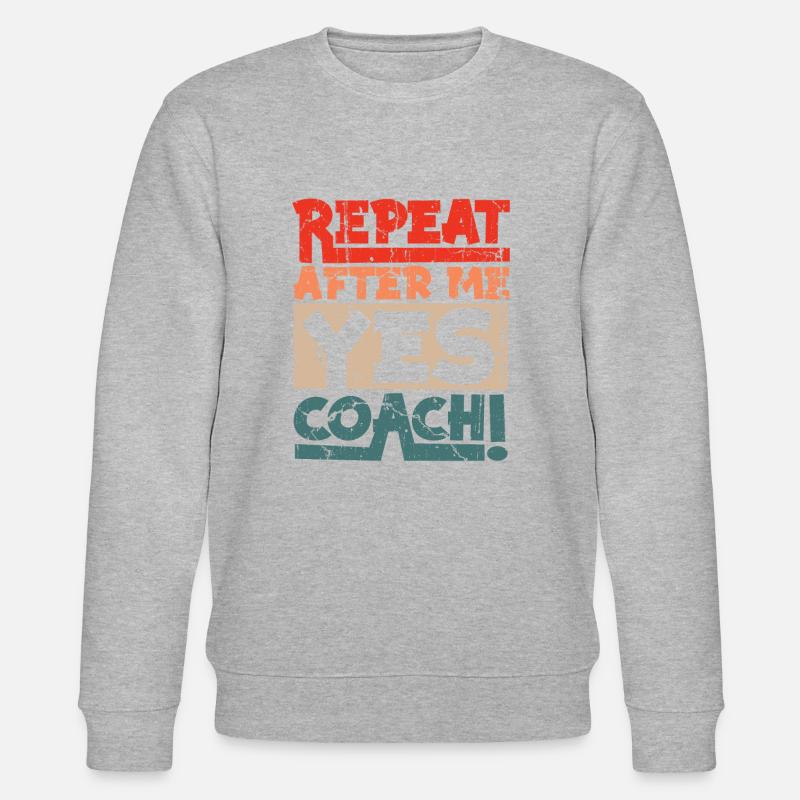 Coach Trainer - Stanley/Stella Unisex Bio-Sweatshirt CHANGER  - Grau meliert