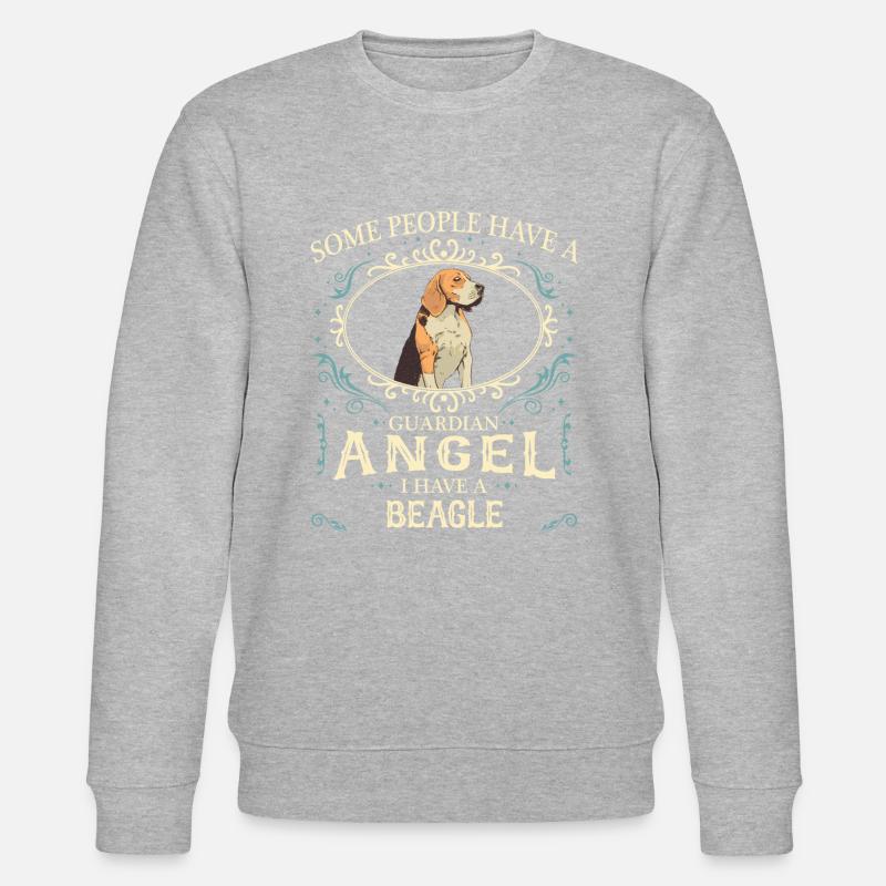 Beagle Hund - Stanley/Stella Unisex Bio-Sweatshirt CHANGER  - Grau meliert