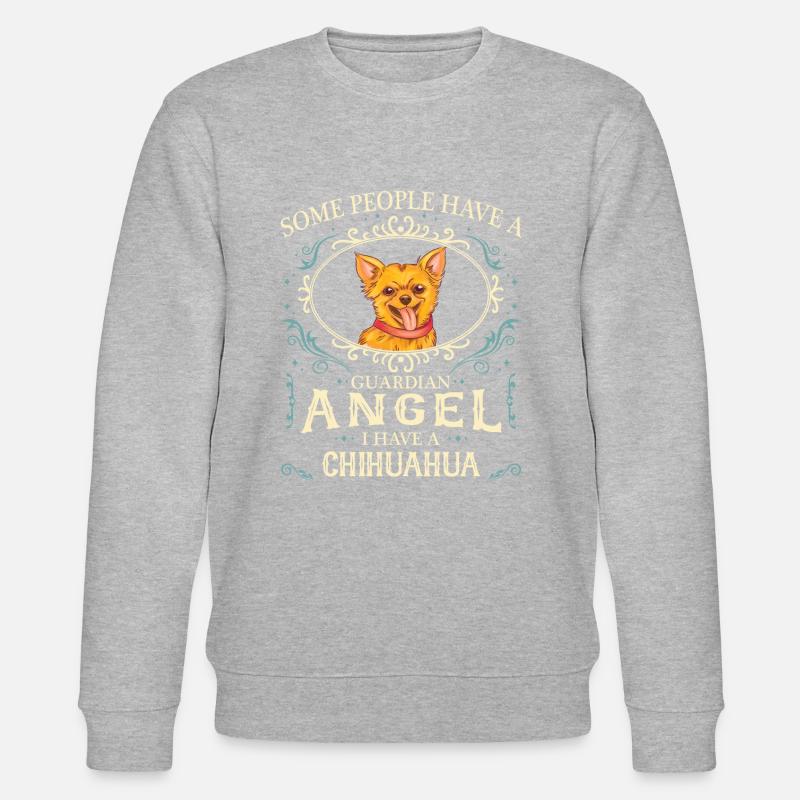 Chihuahua Hund - Stanley/Stella Unisex Bio-Sweatshirt CHANGER  - Grau meliert