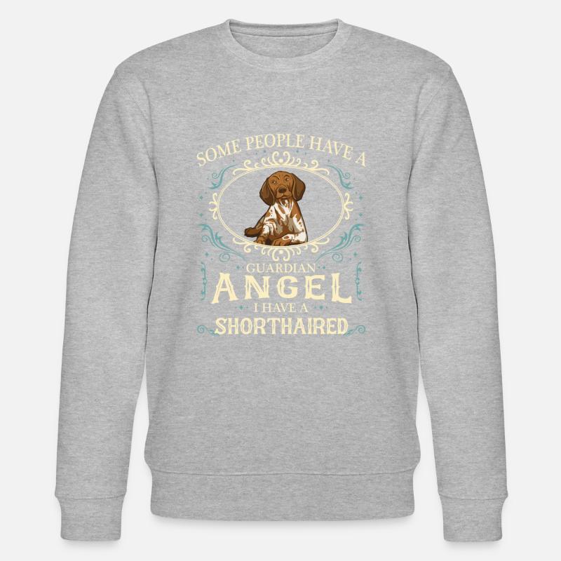 Deutsch Kurzhaar Hund - Stanley/Stella Unisex Bio-Sweatshirt CHANGER  - Grau meliert