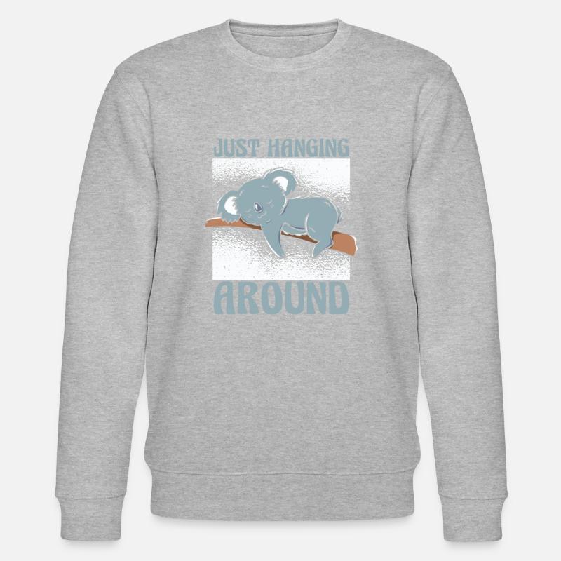 Koala Koalas Koala Ours Animal - Sweat bio CHANGER Stanley/Stella Unisexe - gris chiné