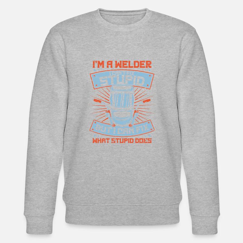 Schweißer Metallbauer - Stanley/Stella Unisex Bio-Sweatshirt CHANGER  - Grau meliert
