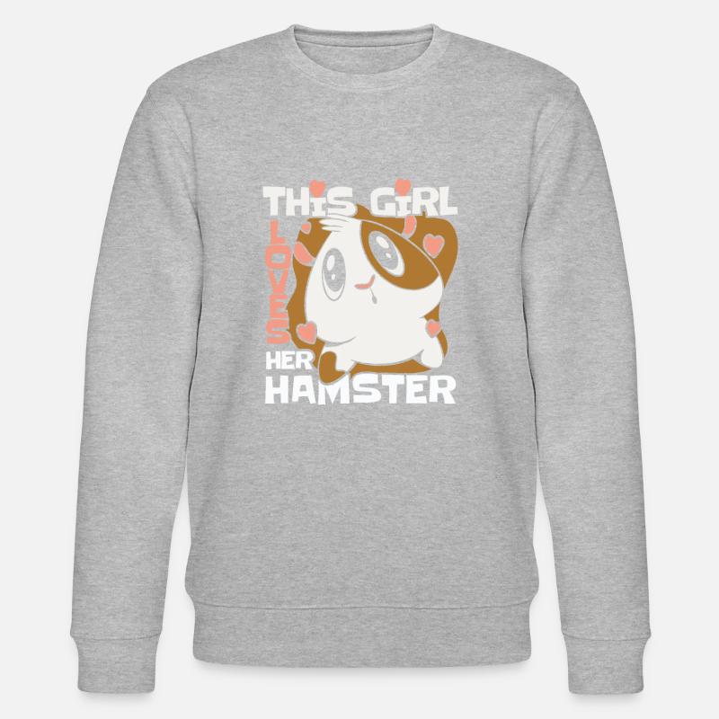 Hamster - Stanley/Stella Unisex Bio-Sweatshirt CHANGER - Grau meliert