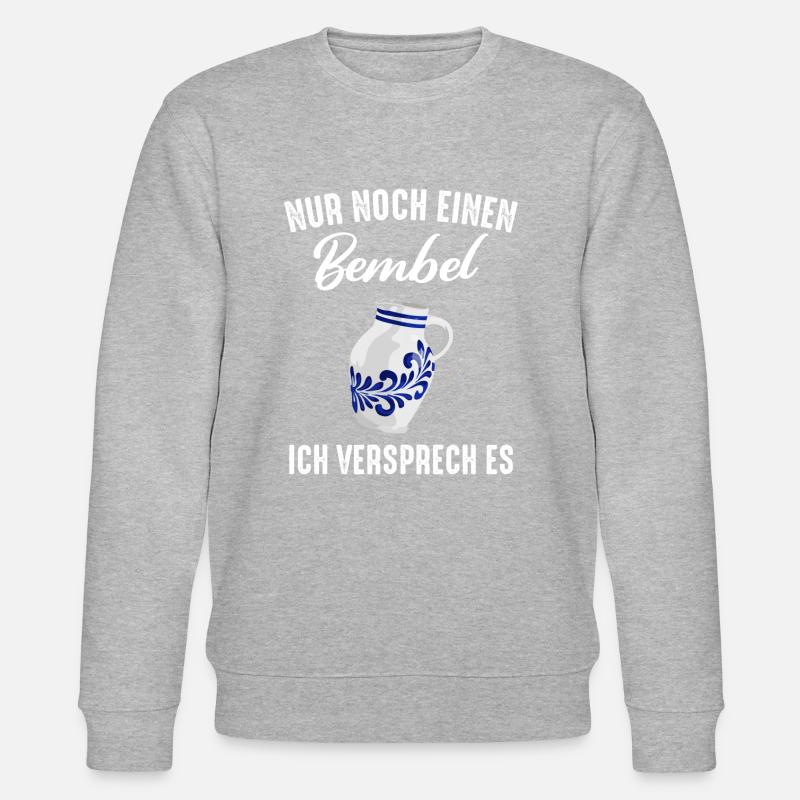 Bembel Äppler Ebbelwoi Äppelwoi - Stanley/Stella Unisex Bio-Sweatshirt CHANGER - Grau meliert