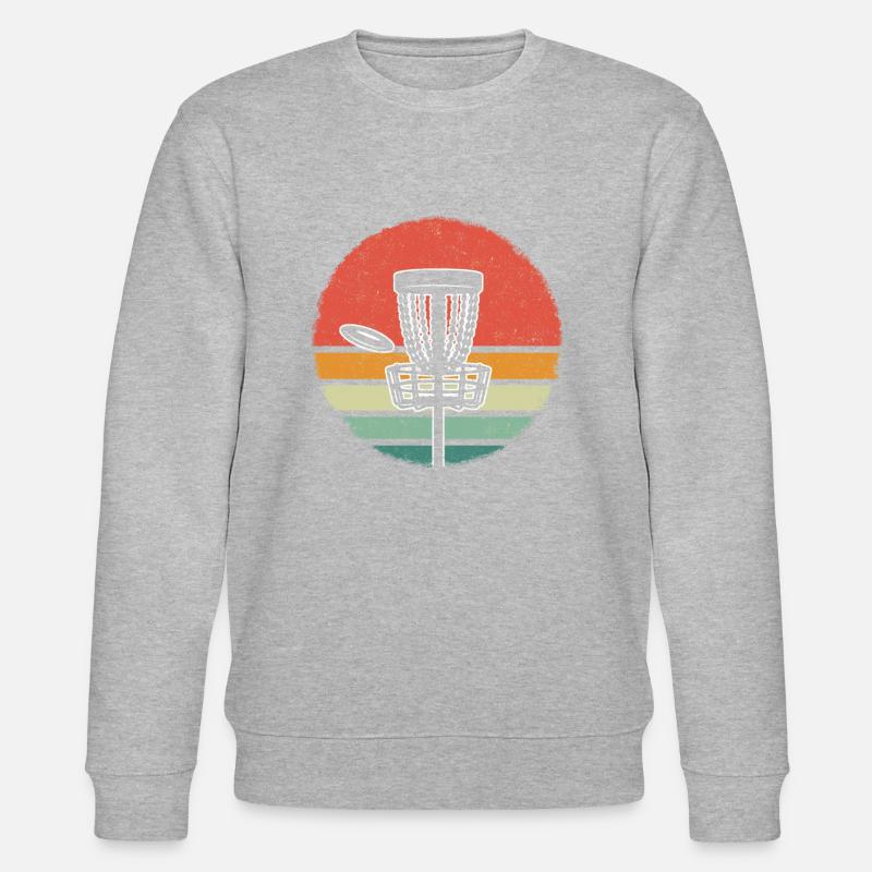 Frisbee Disc Golf - Stanley/Stella Unisex Bio-Sweatshirt CHANGER  - Grau meliert