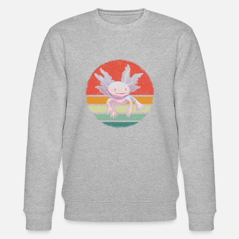 Poisson Axolotl - Sweat bio CHANGER Stanley/Stella Unisexe - gris chiné