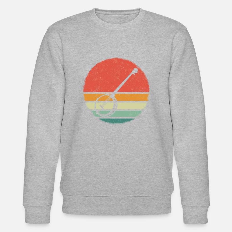 Banjo Instrument - Stanley/Stella Unisex Bio-Sweatshirt CHANGER  - Grau meliert