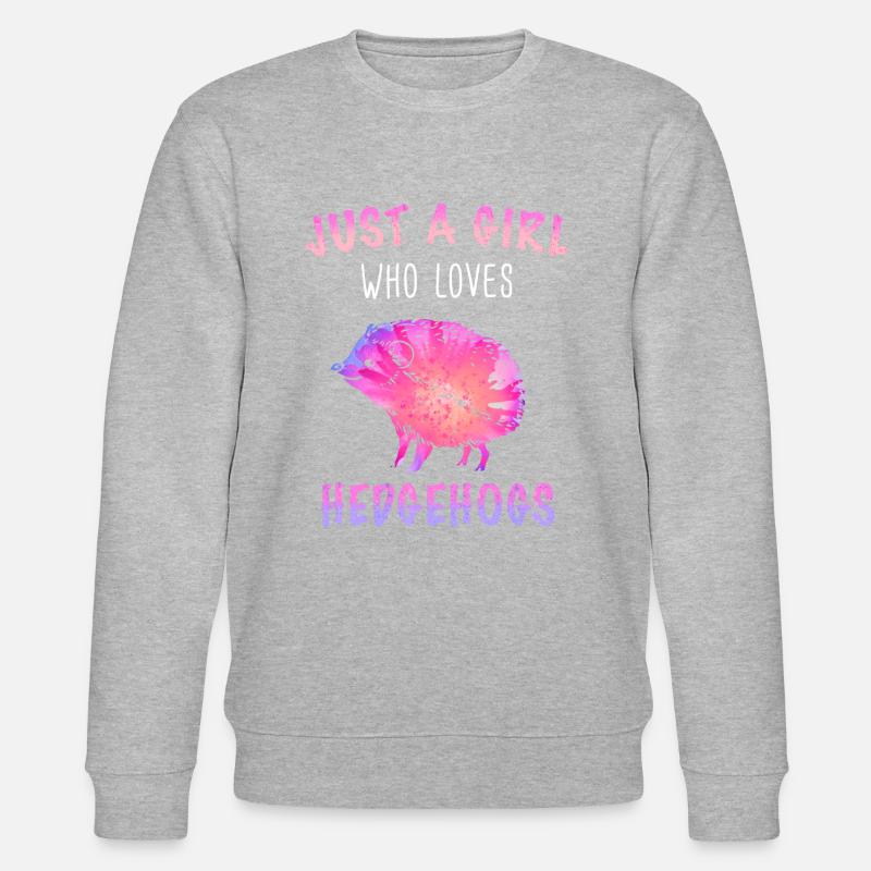 Hérisson Épineux Animal Hérisson - Sweat bio CHANGER Stanley/Stella Unisexe - gris chiné
