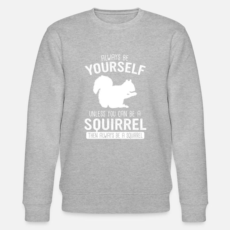 Animal écureuil - Sweat bio CHANGER Stanley/Stella Unisexe - gris chiné