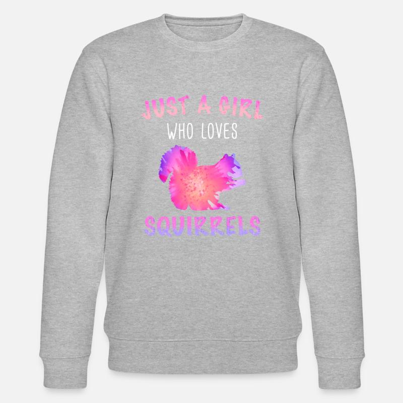 Animal écureuil - Sweat bio CHANGER Stanley/Stella Unisexe - gris chiné