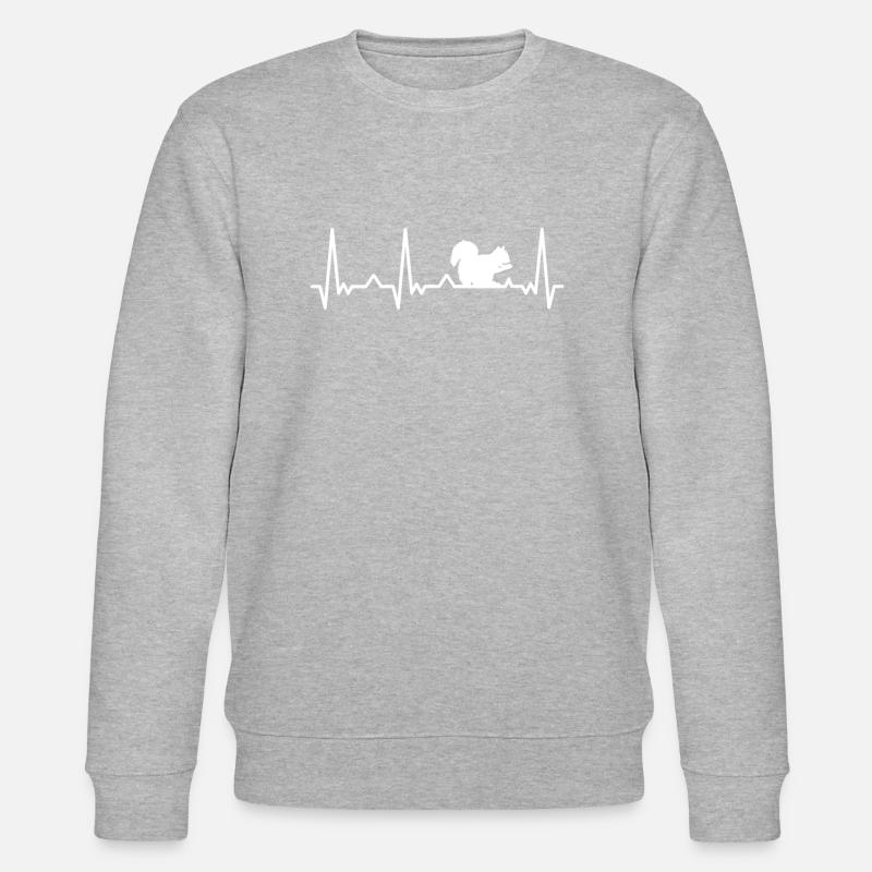 Animal écureuil - Sweat bio CHANGER Stanley/Stella Unisexe - gris chiné