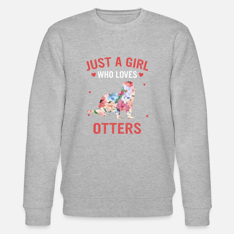 Loutre de mer - Sweat bio CHANGER Stanley/Stella Unisexe - gris chiné