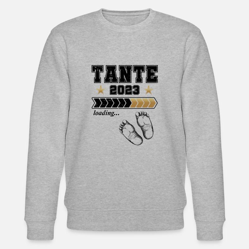 Tante 2023 Loading - Stanley/Stella Unisex Bio-Sweatshirt CHANGER  - Grau meliert