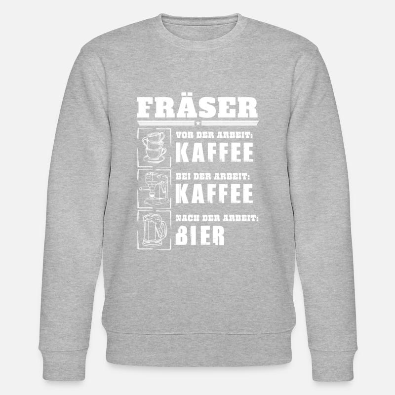 Mon quotidien de meunier - Sweat bio CHANGER Stanley/Stella Unisexe - gris chiné