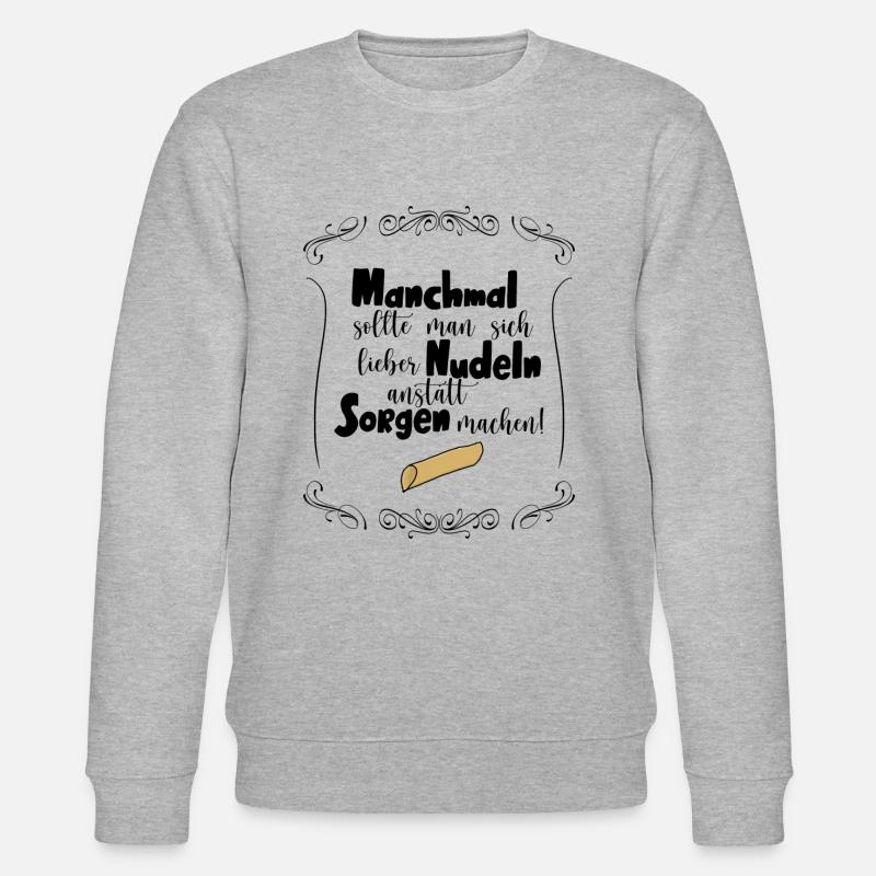 Nudeln - Stanley/Stella Unisex Bio-Sweatshirt CHANGER  - Grau meliert