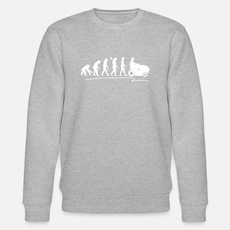 Evolution Gärtner Garten - Stanley/Stella Unisex Bio-Sweatshirt CHANGER  - Grau meliert