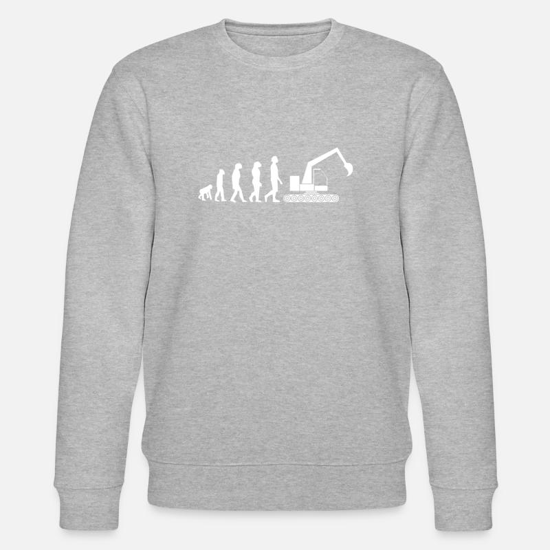 Pelle opérateur pelle Evolution - Sweat bio CHANGER Stanley/Stella Unisexe - gris chiné