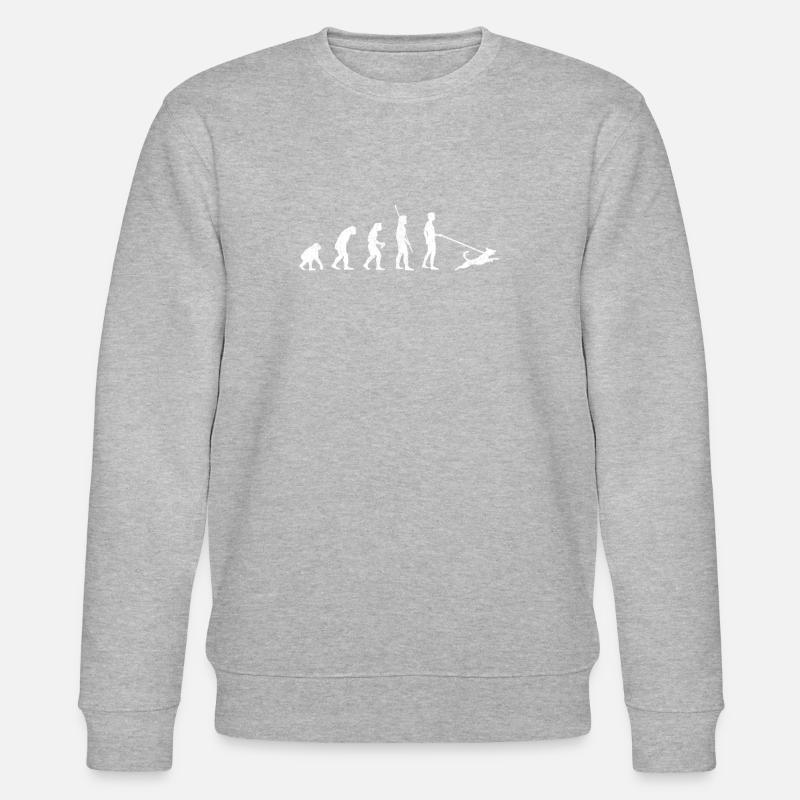 Promeneur de chien Evolution - Sweat bio CHANGER Stanley/Stella Unisexe - gris chiné