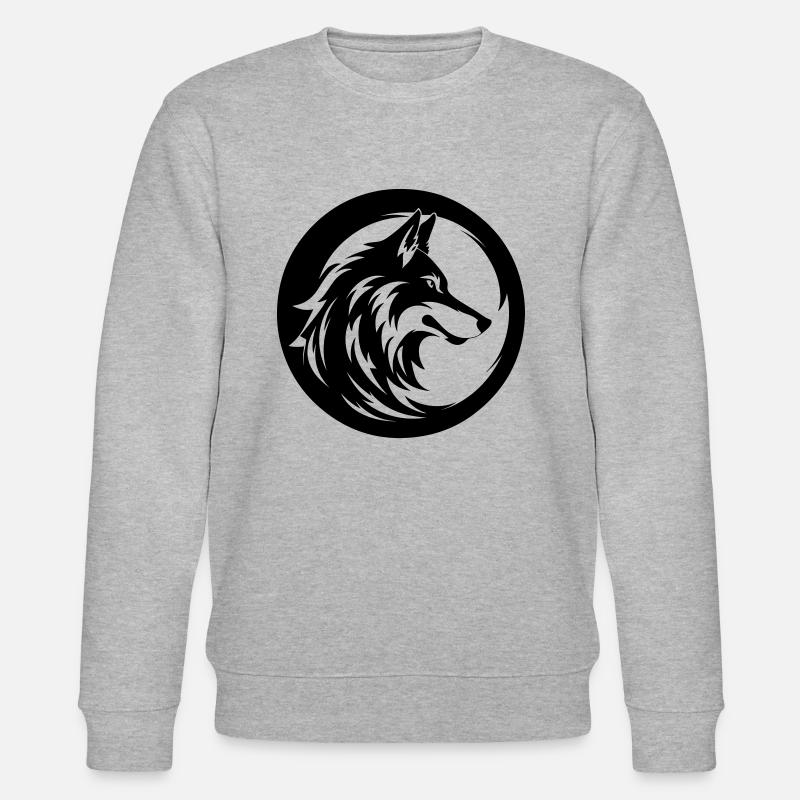 Wolf - Stanley/Stella CHANGER Unisex Organic Sweatshirt - heather grey