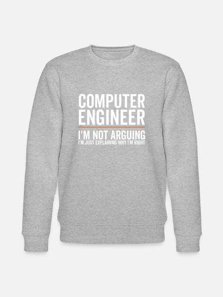 I Explain Only - Computer Engineer - Stanley/Stella CHANGER Unisex Organic Sweatshirt - heather grey