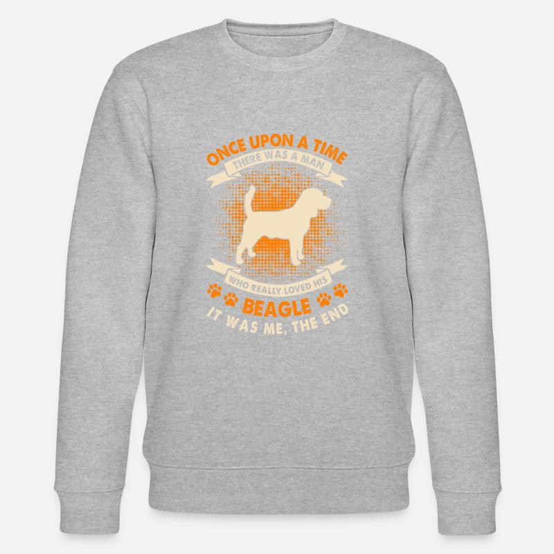 Il était une fois - Beagle - Sweat bio CHANGER Stanley/Stella Unisexe - gris chiné