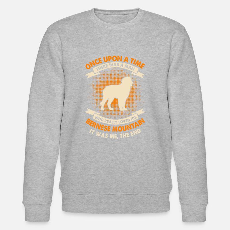 Es War Einmal - Berner Berg - Stanley/Stella Unisex Bio-Sweatshirt CHANGER - Grau meliert