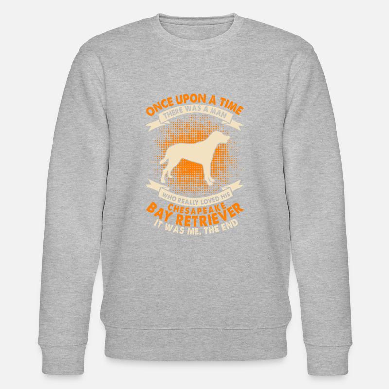 Une fois - Chesapeake Retriever - Sweat bio CHANGER Stanley/Stella Unisexe - gris chiné