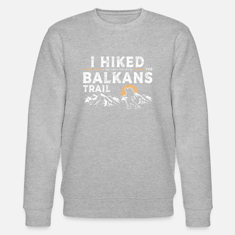 Wanderte - Balkan - Stanley/Stella Unisex Bio-Sweatshirt CHANGER  - Grau meliert