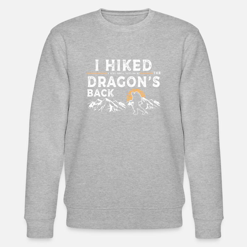 Wandered - Le dos du dragon - Sweat bio CHANGER Stanley/Stella Unisexe - gris chiné