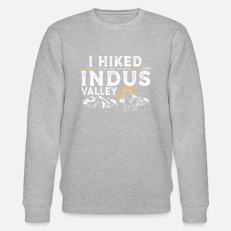 Randonnée - Vallée de l’Indus - Sweat bio CHANGER Stanley/Stella Unisexe - gris chiné