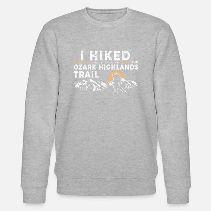 Wanderte - Ozark Highlands Trail - Stanley/Stella Unisex Bio-Sweatshirt CHANGER  - Grau meliert