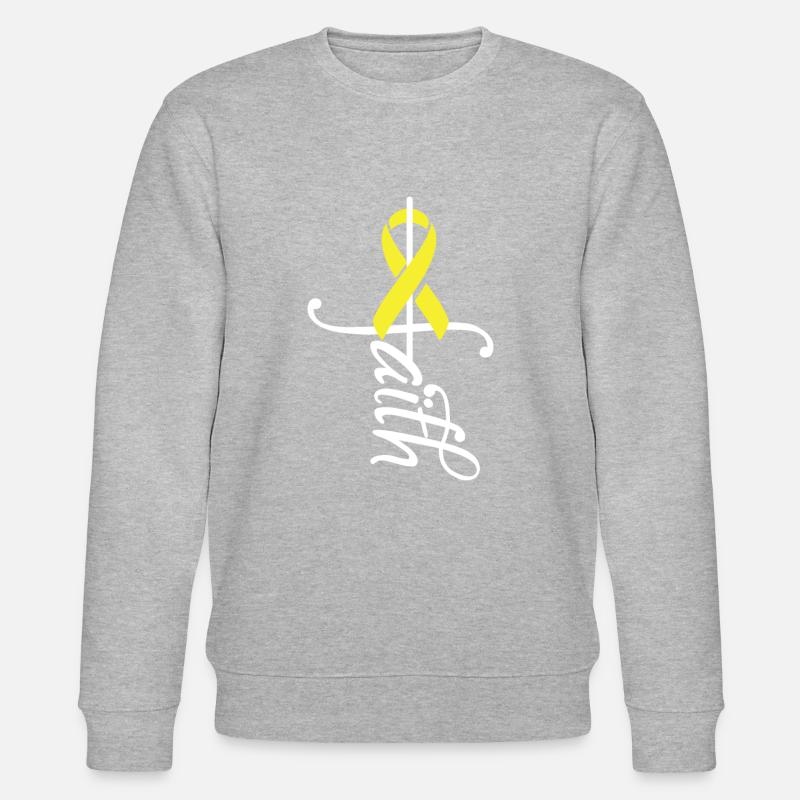 Perception du cancer conjonctif - Sweat bio CHANGER Stanley/Stella Unisexe - gris chiné