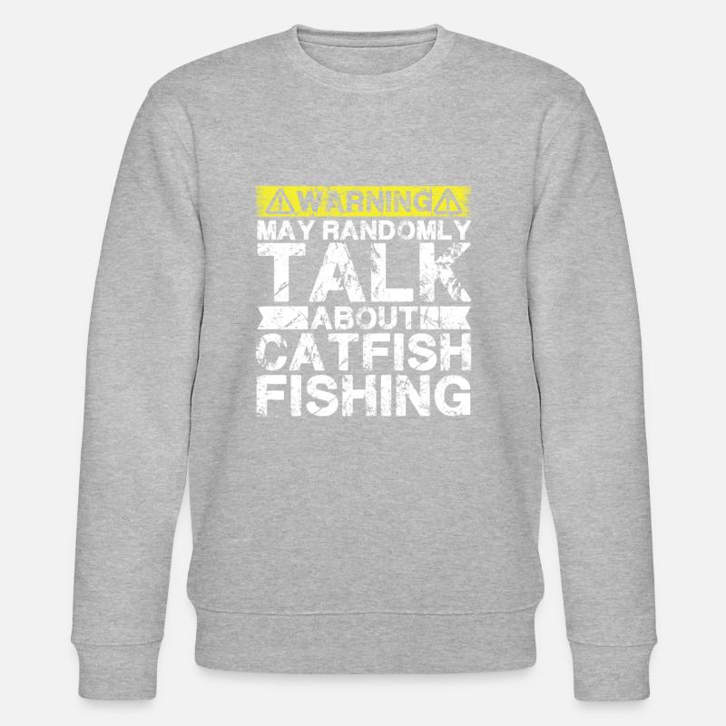 Pêche - Poisson-chat - Sweat bio CHANGER Stanley/Stella Unisexe - gris chiné