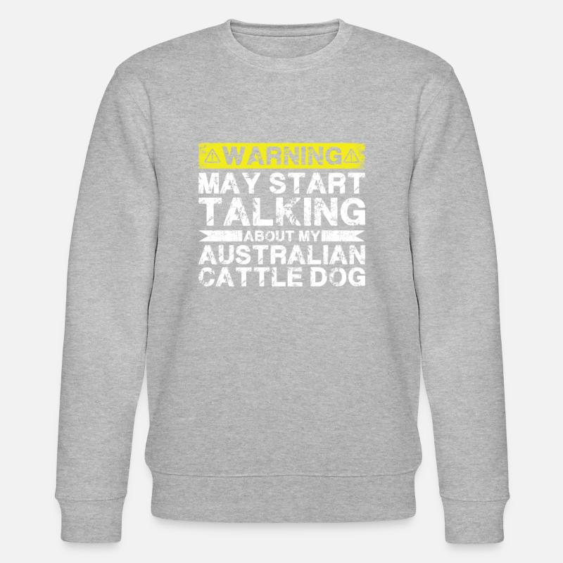 Parlez de Australian Cattle Dog - Sweat bio CHANGER Stanley/Stella Unisexe - gris chiné