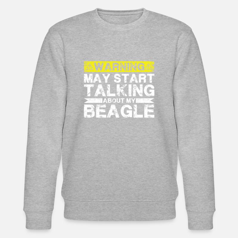 Apropos Beagle - Stanley/Stella Unisex Bio-Sweatshirt CHANGER  - Grau meliert